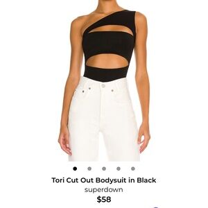 Superdown/ Revolve Black women’s bodysuit only worn twice.